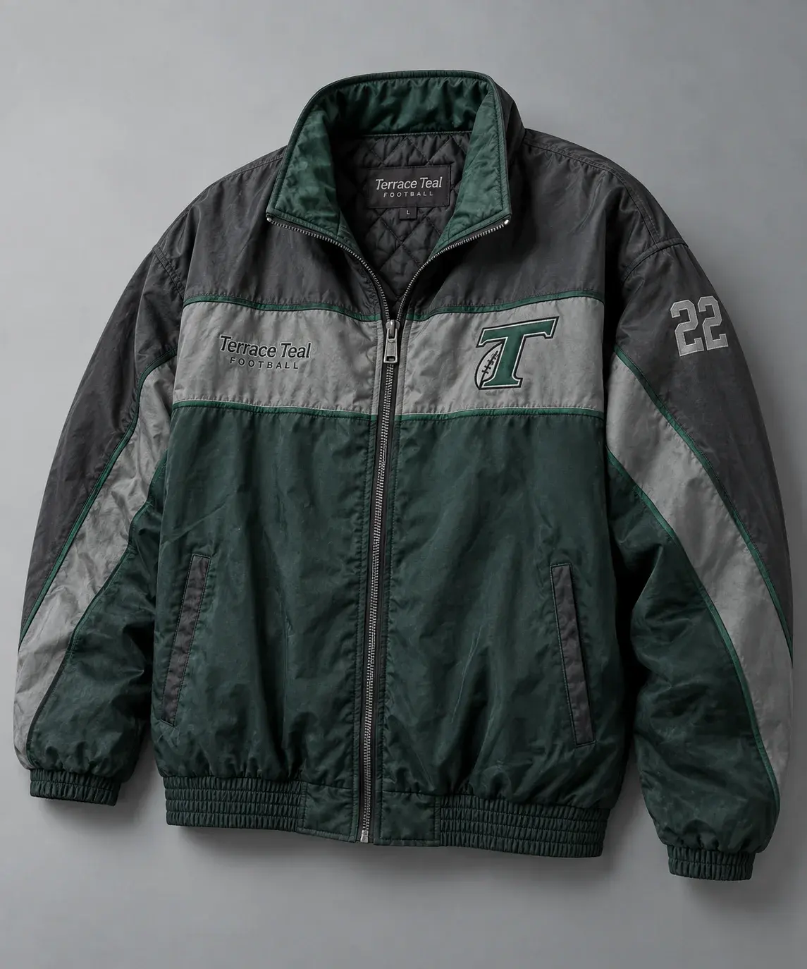 Terrace Teal Football Jersey · Night Signal